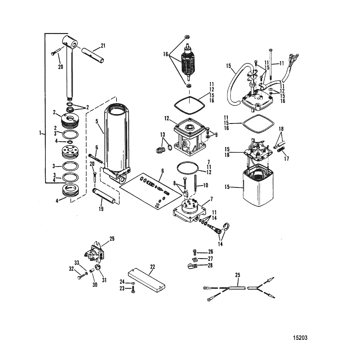 Power Trim Components(single Ram Power Trim)