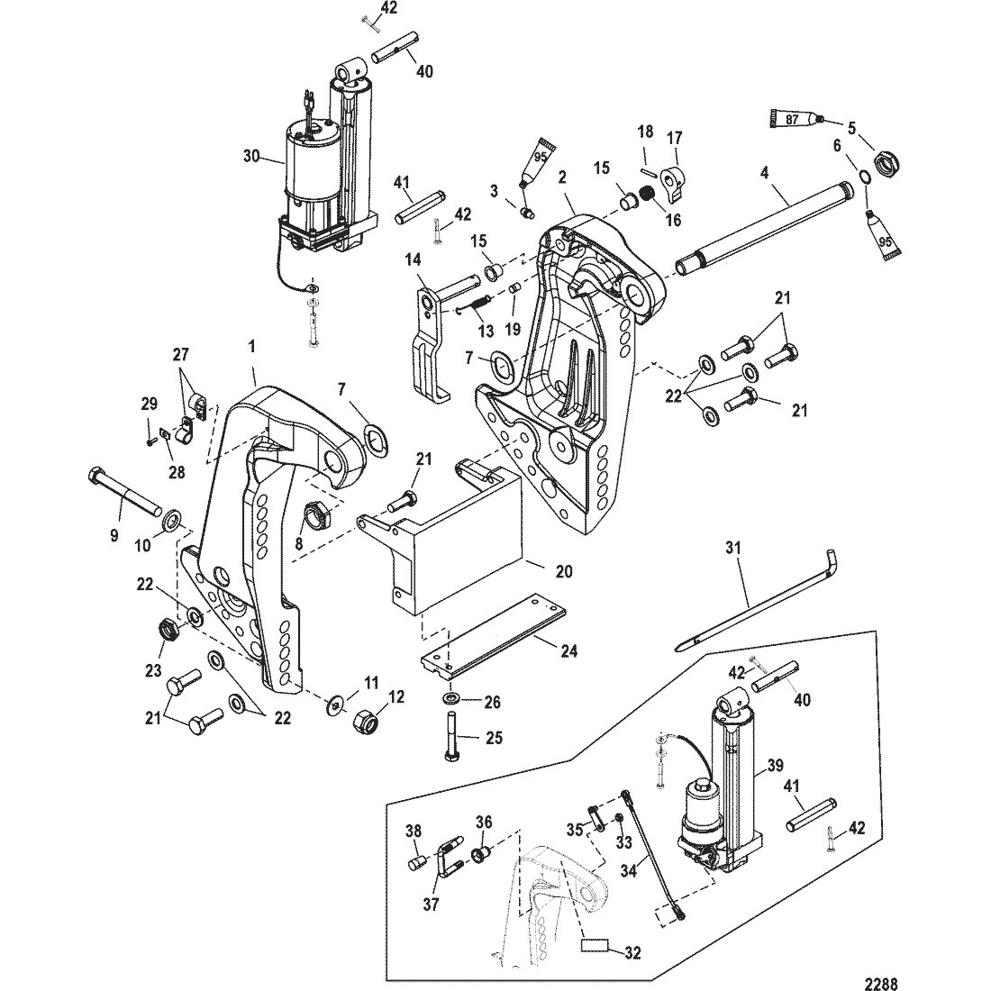 Transom Bracket