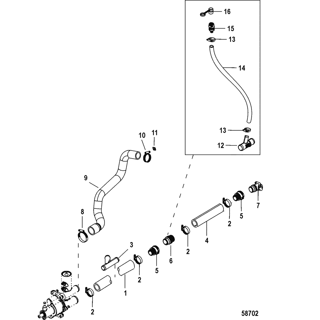 raw-water-cooling-bravo-sea-pump-hoses