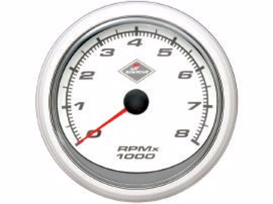 Mercury Mercruiser 79 879943k11 Tachometer 0 8000 Rpm White Genuine