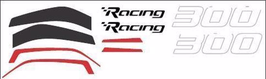 Mercury Racing 37-8M0145974 Decal Set Top Cowl 300R decals