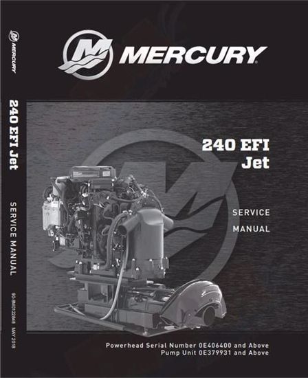 Mercury 90-8M0122848 Service Manual 240 EFI Jet Genuine Factory Part