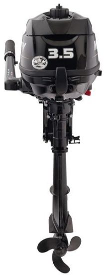 new Mercury 3.5 HP tiller handle motor, 15" shaft for sale manual start