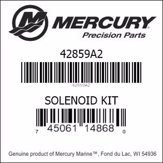Mercury-Mercruiser 42859A2 VALVE ASSEMBLY Enrichner Genuine