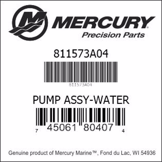 Mercury-Mercruiser 811573A04 Circulating Water Pump Assembly