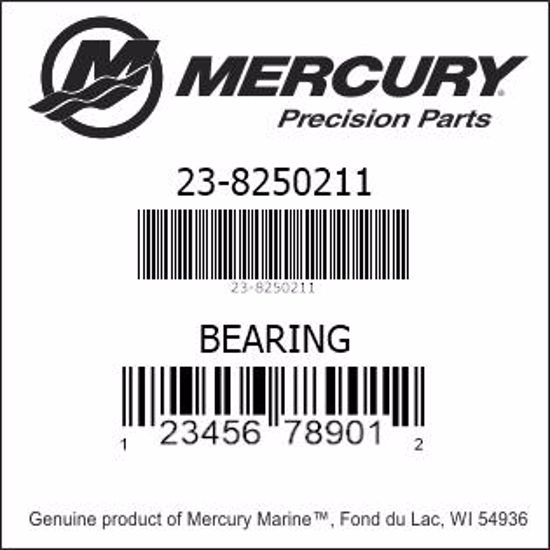 Mercury-Mercruiser 23-8250211 BEARING, Black Genuine factory part