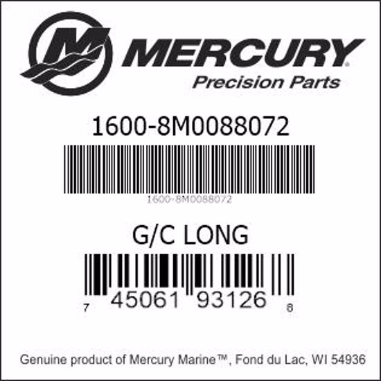 Mercury Outboard 1600-8M0088072 Gear Case Complete Long 20 