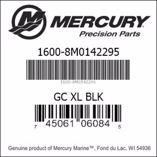 Mercury Outboard 1600-8M0142295 Gearcase XL Black Genuine factory part