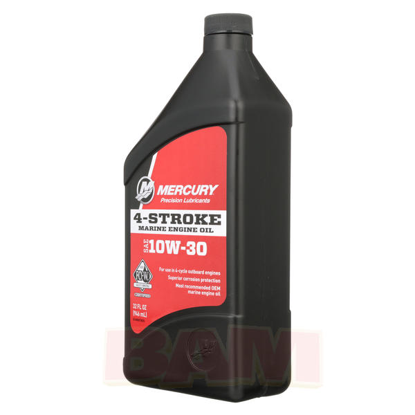 Mercury-Mercruiser 92-8M0078625 10W30 Outboard 4-Stroke Oil 1 Qt ...